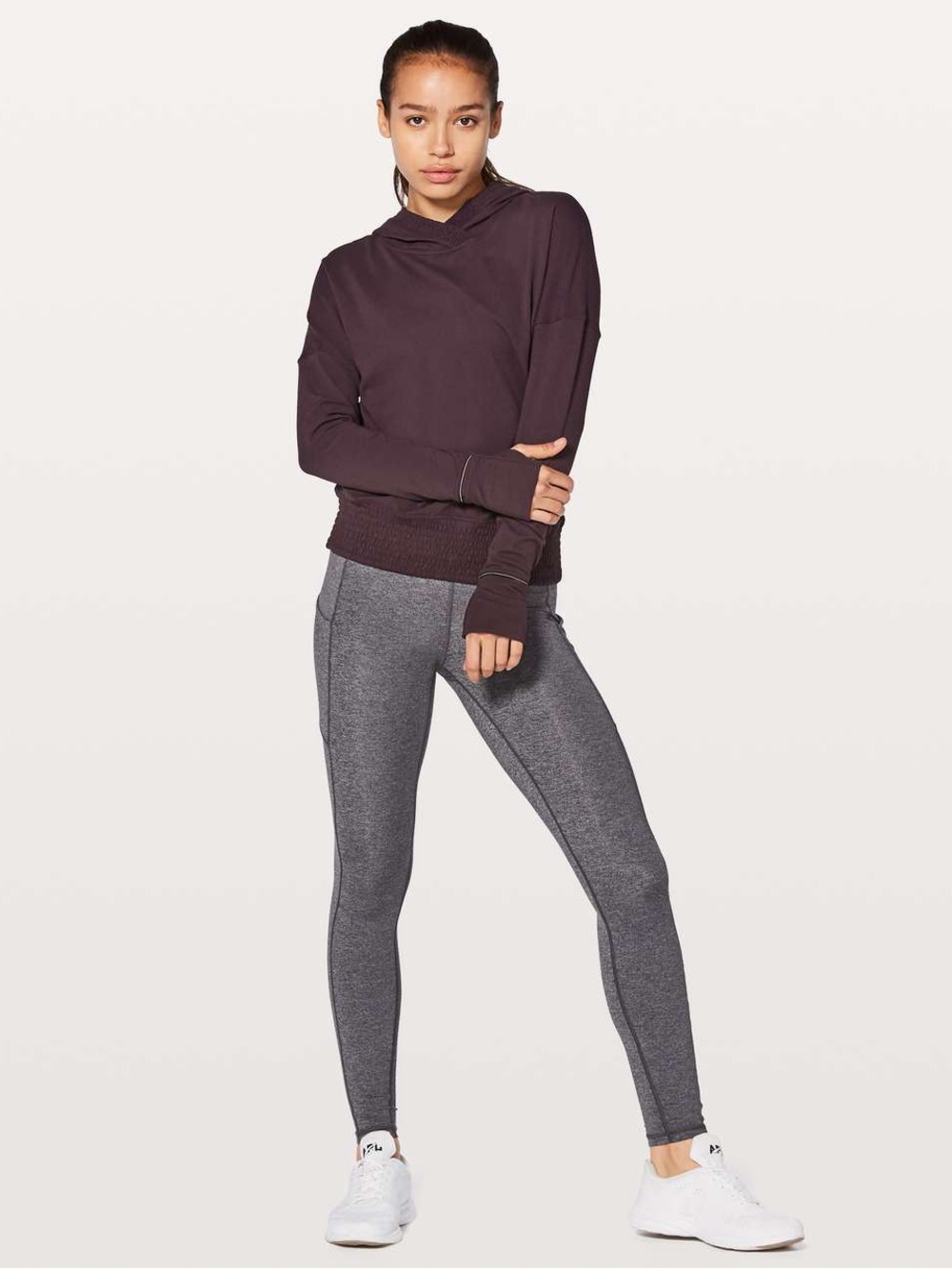 Lululemon Lead the Pack Hoodie | Size 6 | Black Cherry Rulu | Pocket &Thumbholes